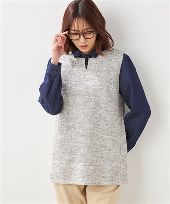 DECOY ツイードベスト_variationthumb_1