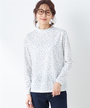 DECOY ミモザプリントハイネックカットソー_variationthumb_2