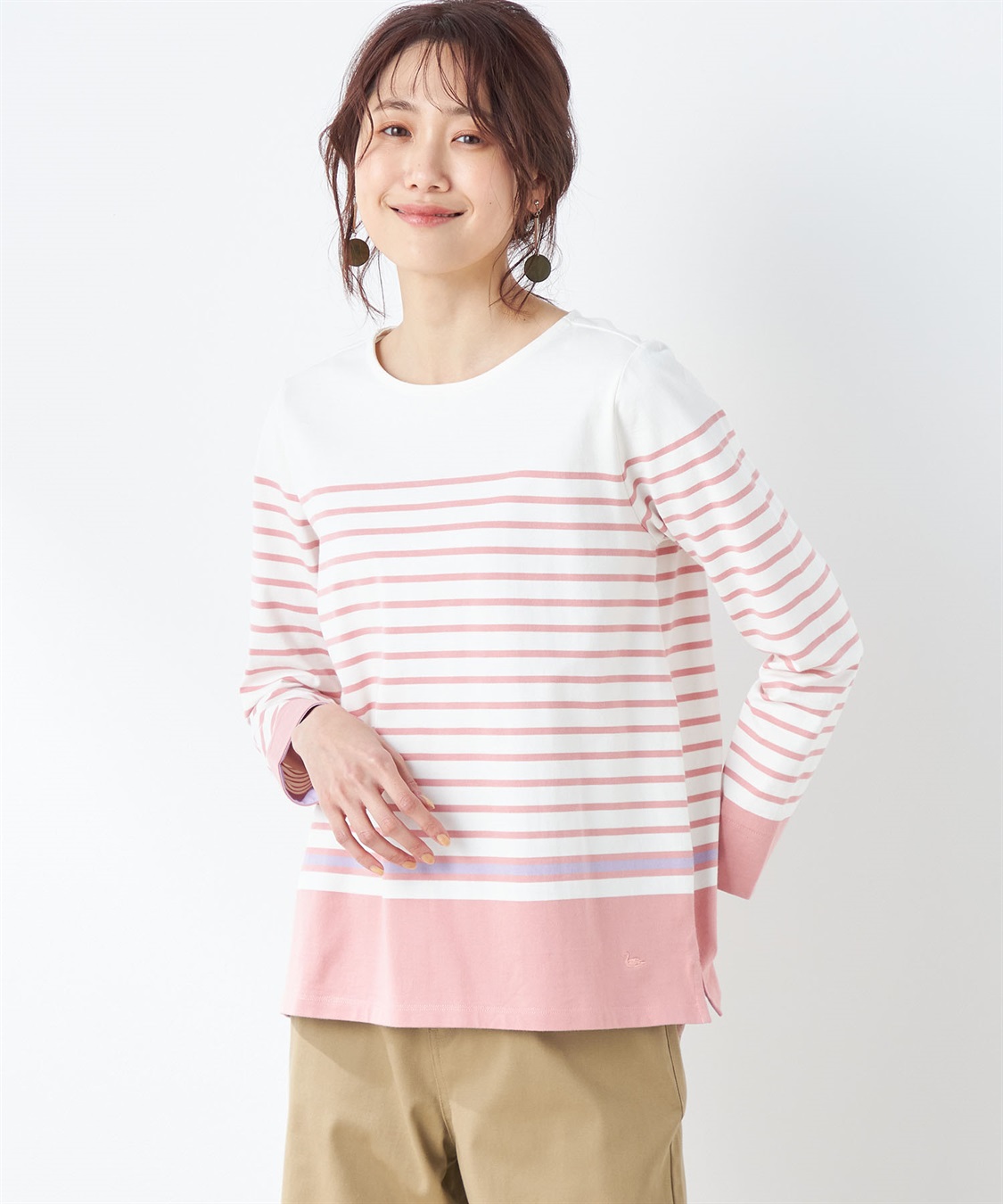 DECOY パネルボーダープルオーバー_variation_1