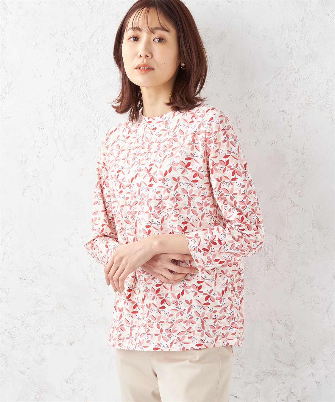 DECOY オーガニックコットンプリントプルオーバー_main