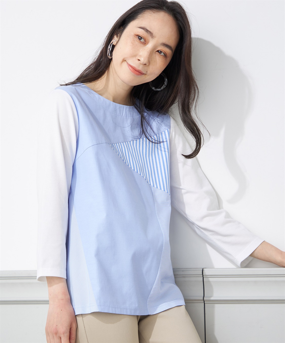 DECOY ボーダードッキングプルオーバー_main