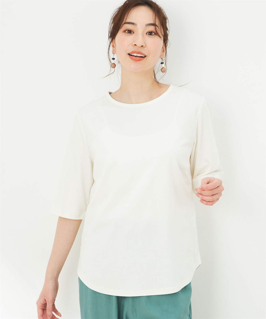 DECOY 【接触冷感】【UV対策】ひやさらコットンTシャツ_variation_1