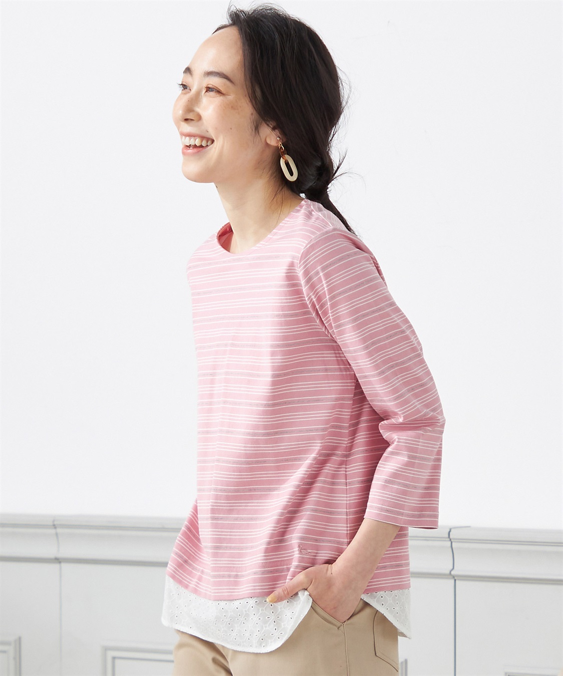 DECOY ボーダーレースプルオーバー_main