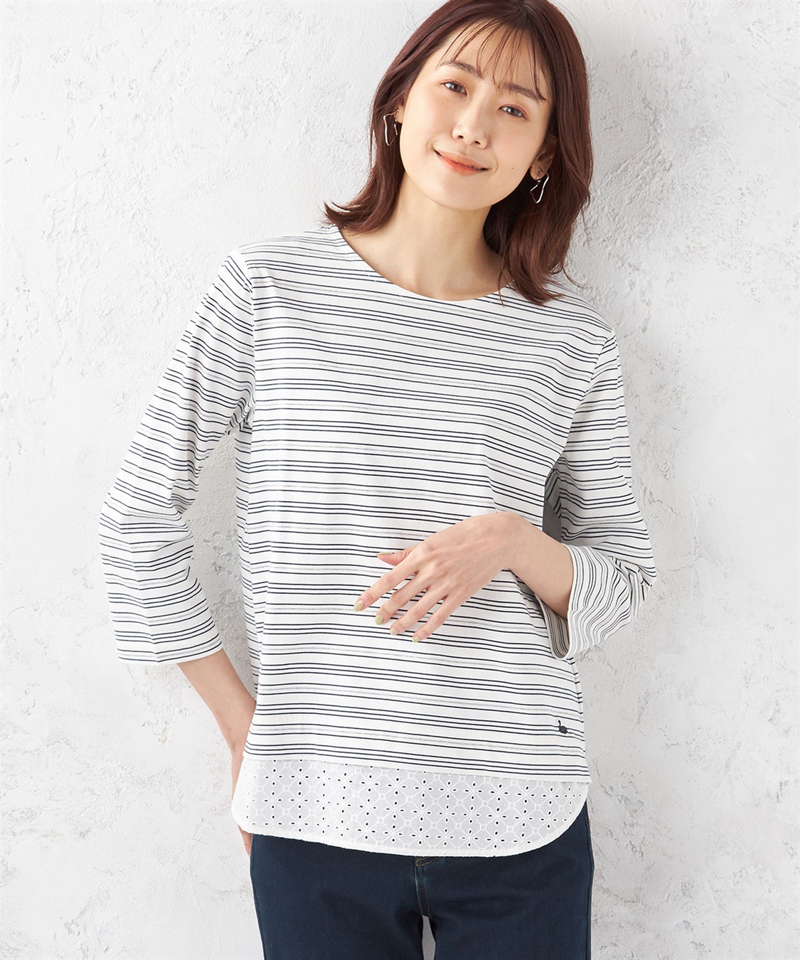 DECOY ボーダーレースプルオーバー_variation_1