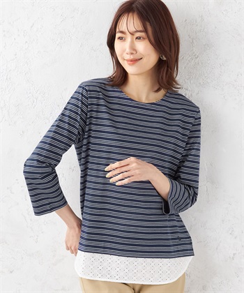 DECOY ボーダーレースプルオーバー_variationthumb_3