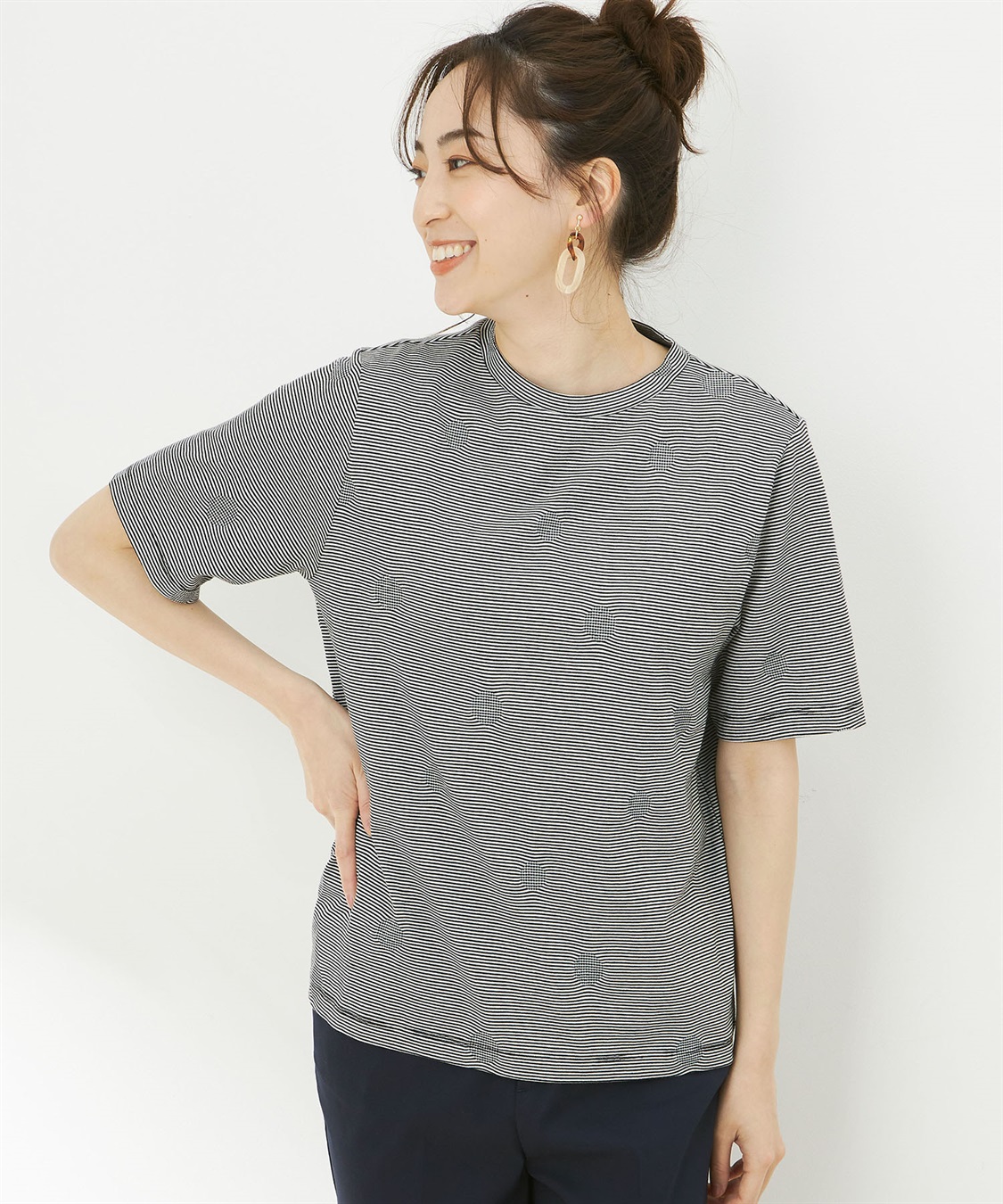 DECOY オーガニックコットンハイネックTシャツ_variation_1