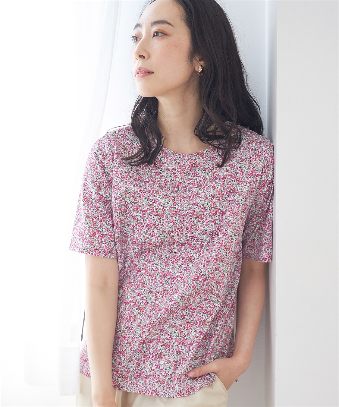 DECOY リバティプリントプルオーバー_main