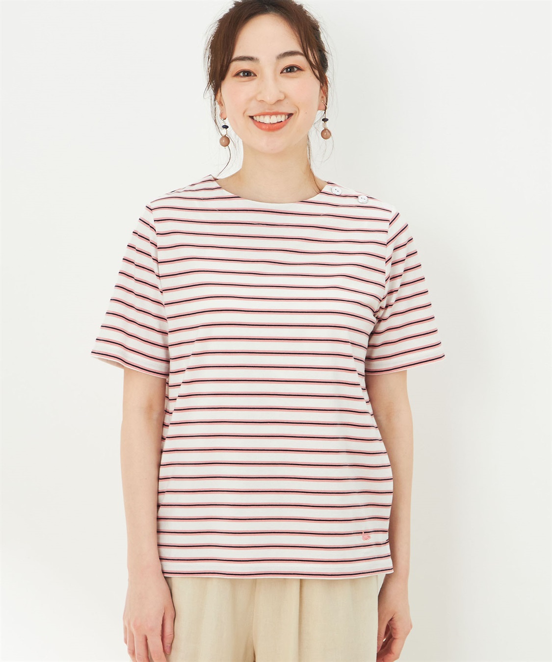 DECOY リバティプリントボーダープルオーバー_variation_1