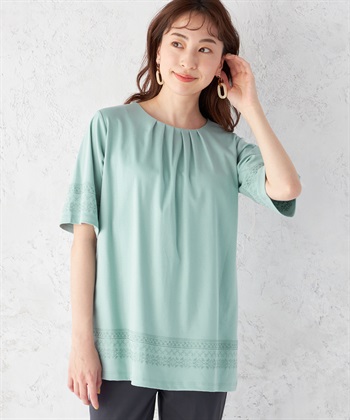 DECOY 【接触冷感】ひやさら刺繍チュニック_variationthumb_2