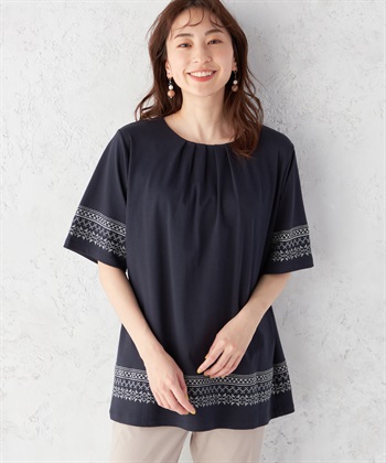 DECOY 【接触冷感】ひやさら刺繍チュニック_variationthumb_3