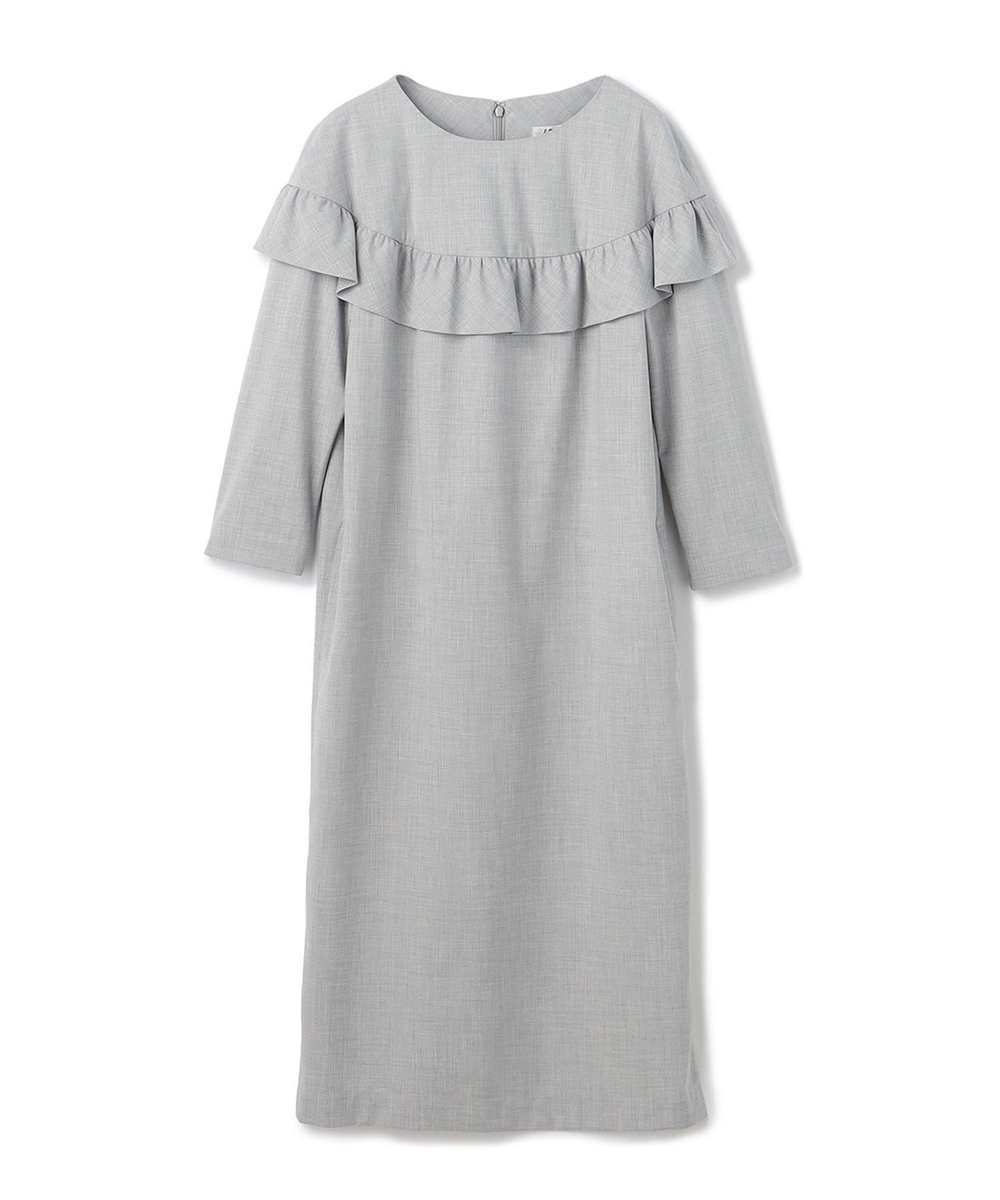 フリル付きワンピース 49AV JUNKO SHIMADA｜クロスプラス公式通販サイト