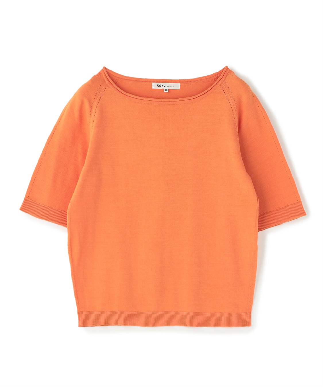 49av ジュンコシマダ　半袖ニットセットアップ ボトルネック半袖ニット 49AV JUNKO SHIMADA｜クロスプラス公式