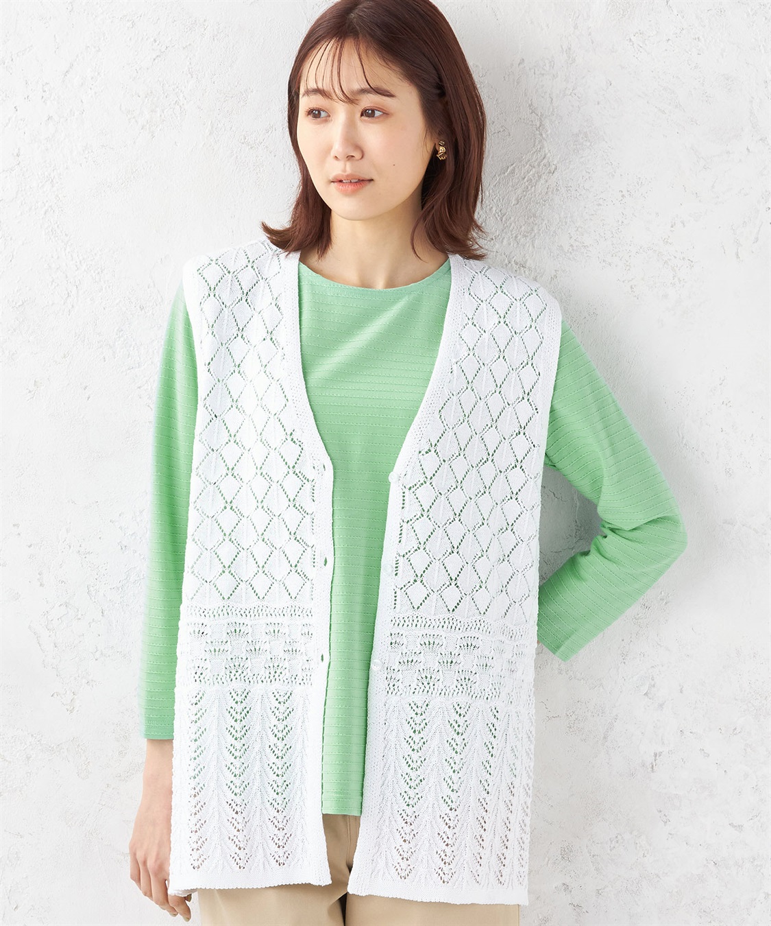 ニットジレ DECOY｜クロスプラス公式通販サイト