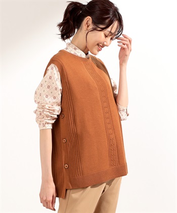 DECOY サイドボタンニットベスト_variationthumb_2