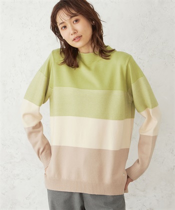 ボーダーニットプルオーバー DECOY｜クロスプラス公式通販サイト