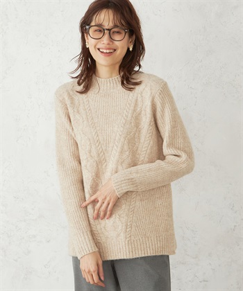 DECOY ケーブルニットプルオーバー_variationthumb_2