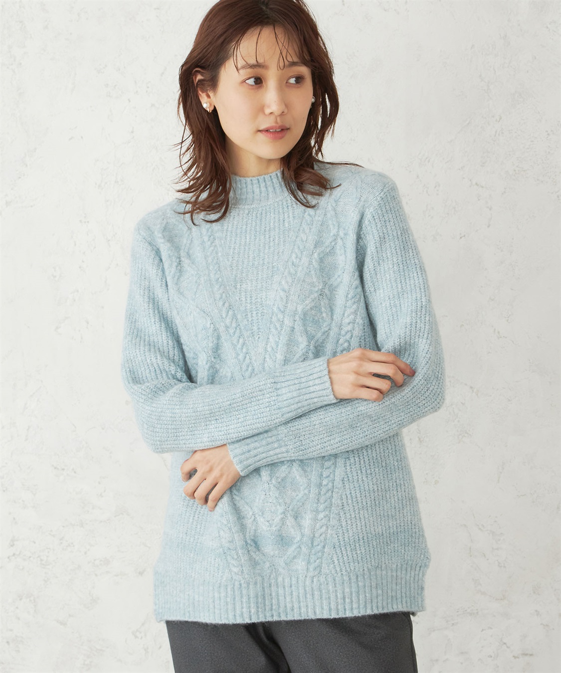 DECOY ケーブルニットプルオーバー_variation_3