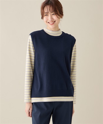 DECOY ラウンドヘムニットベスト_variationthumb_3