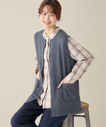 DECOY ジップニットジレ_variationthumb_1