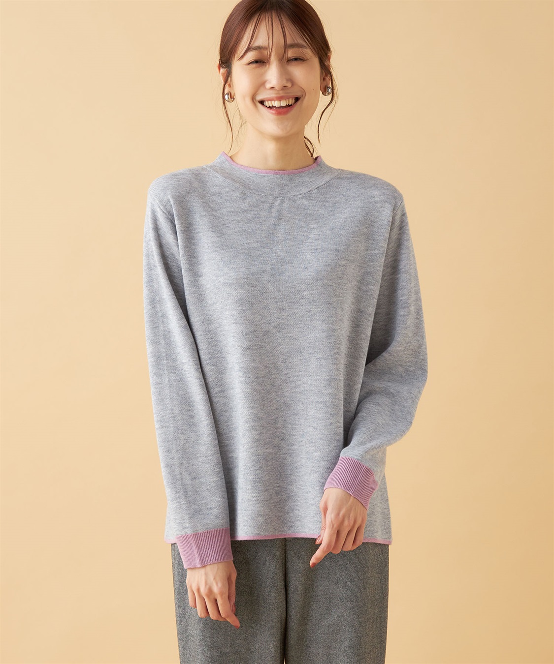 DECOY ダブルフェイスニットプルオーバー_variation_1