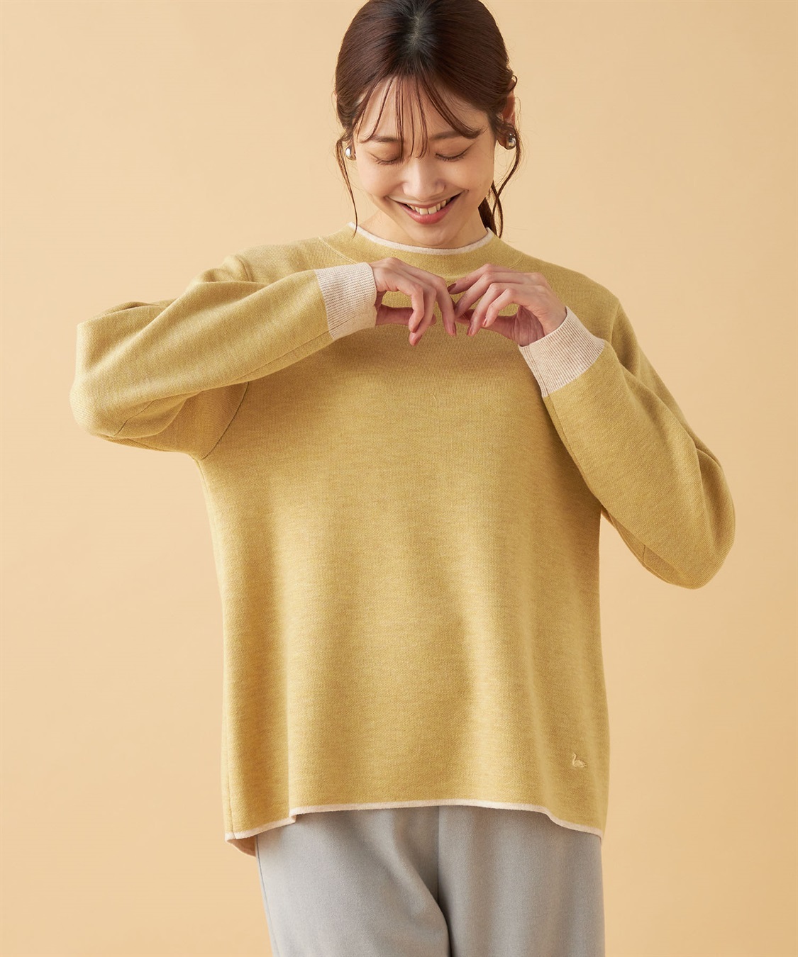 DECOY ダブルフェイスニットプルオーバー_variation_2