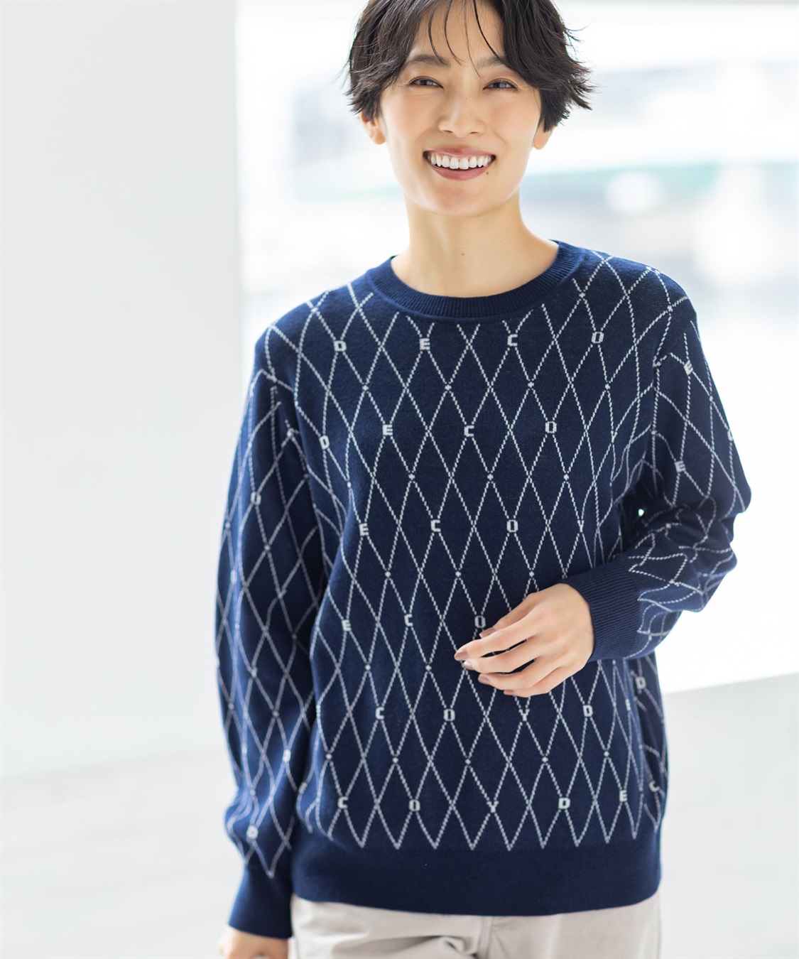 DECOY ジャガードプルオーバー_main