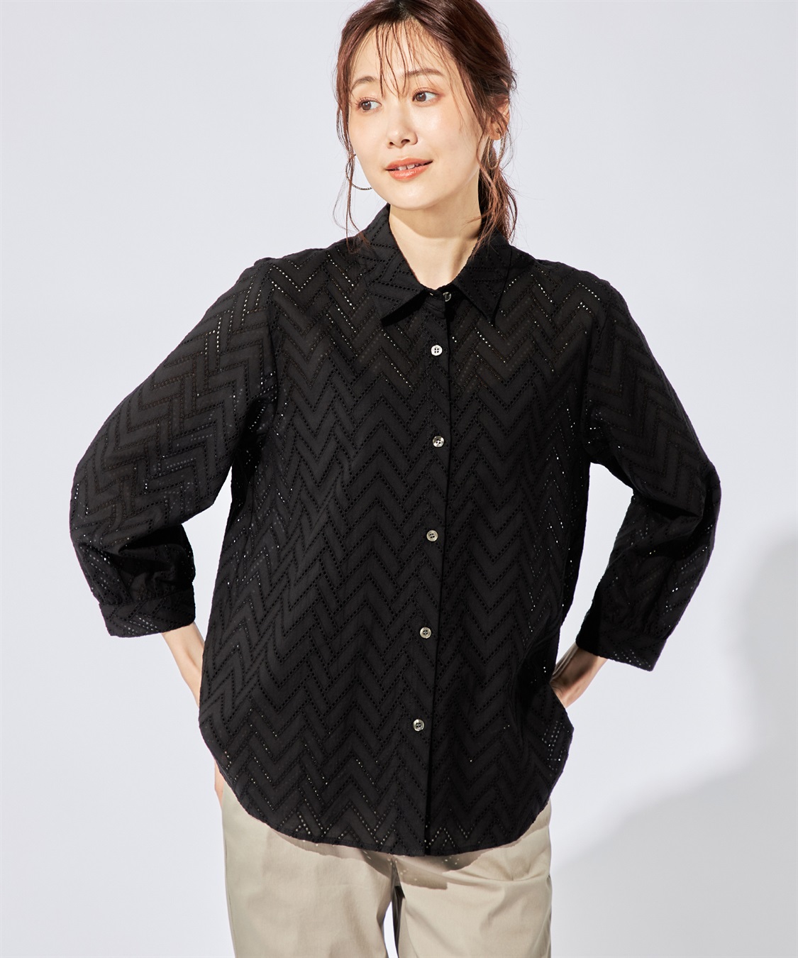 DECOY レースブラウス_main