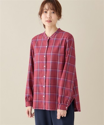 DECOY 裏毛チェックシャツ_variationthumb_1