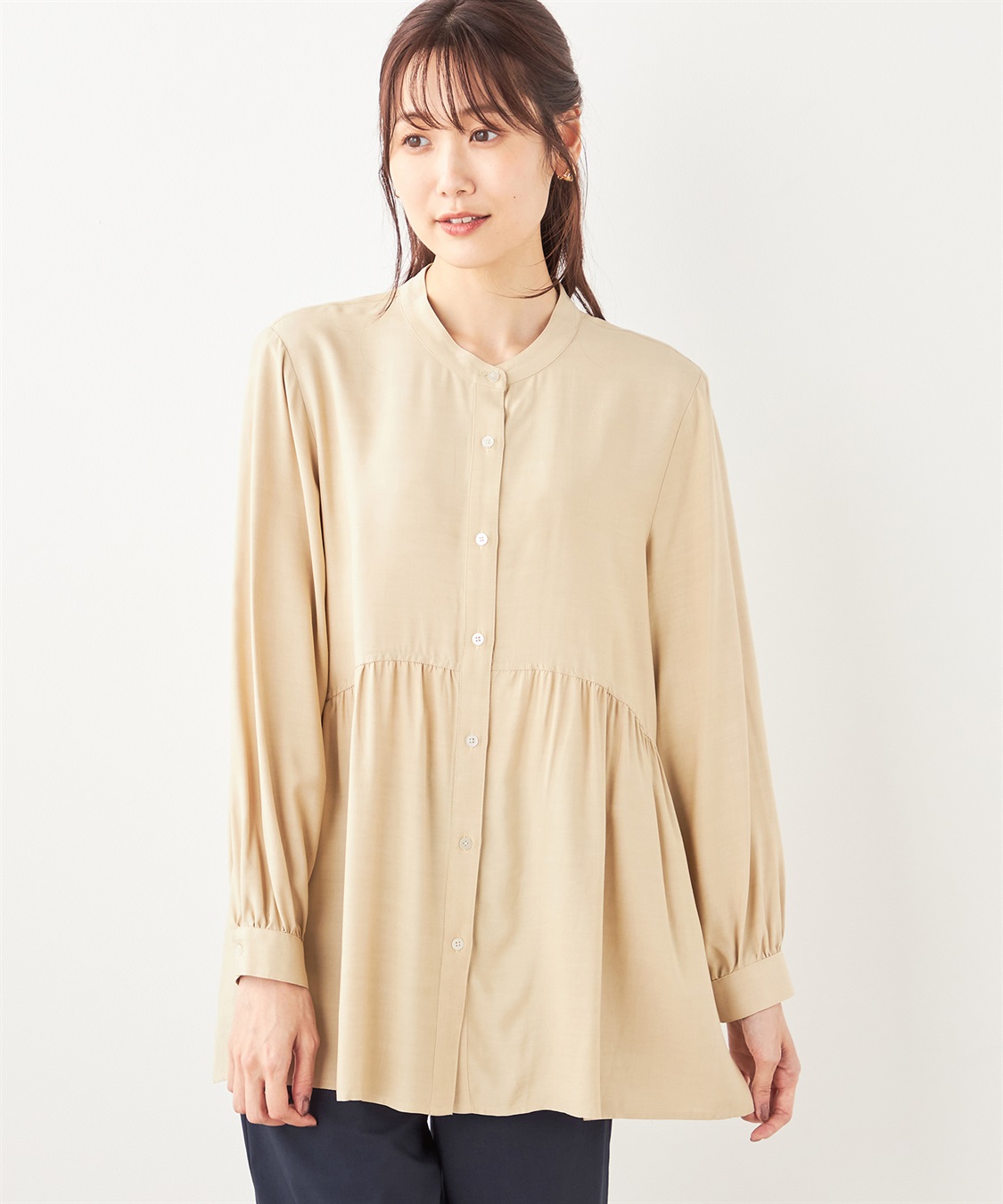 DECOY 切替ギャザーブラウス_variation_2