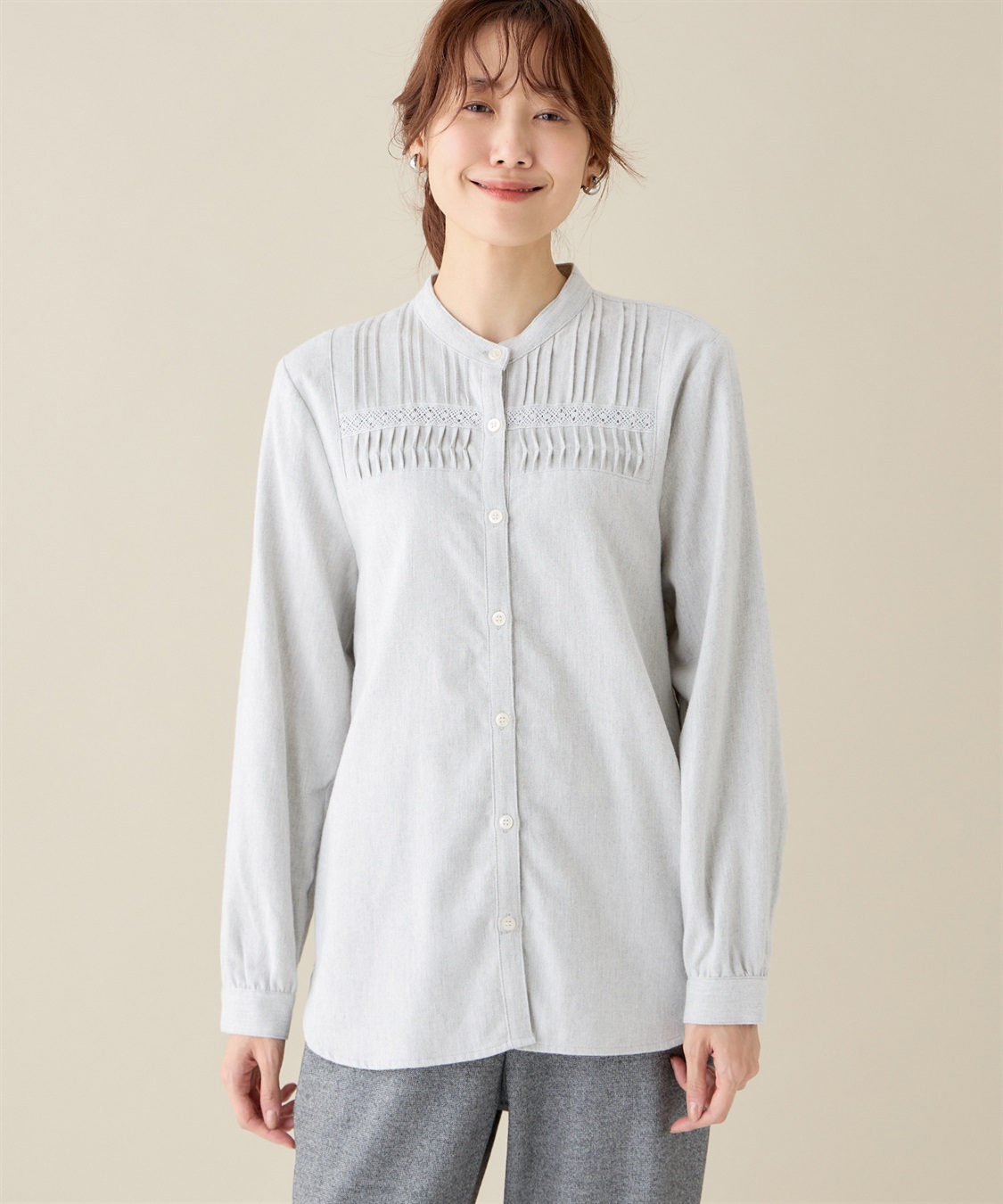 DECOY 起毛レースブラウス _variation_1