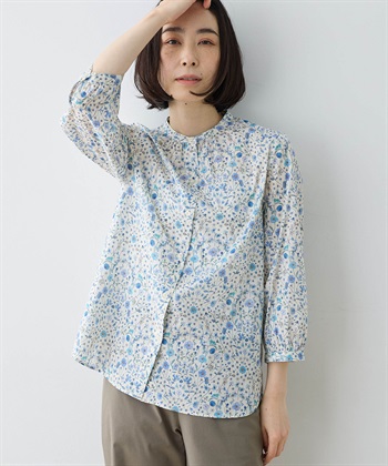 DECOY リバティプリントボタニカルブラウス_variationthumb_2