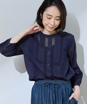 DECOY レース刺しゅうブラウス_variationthumb_3