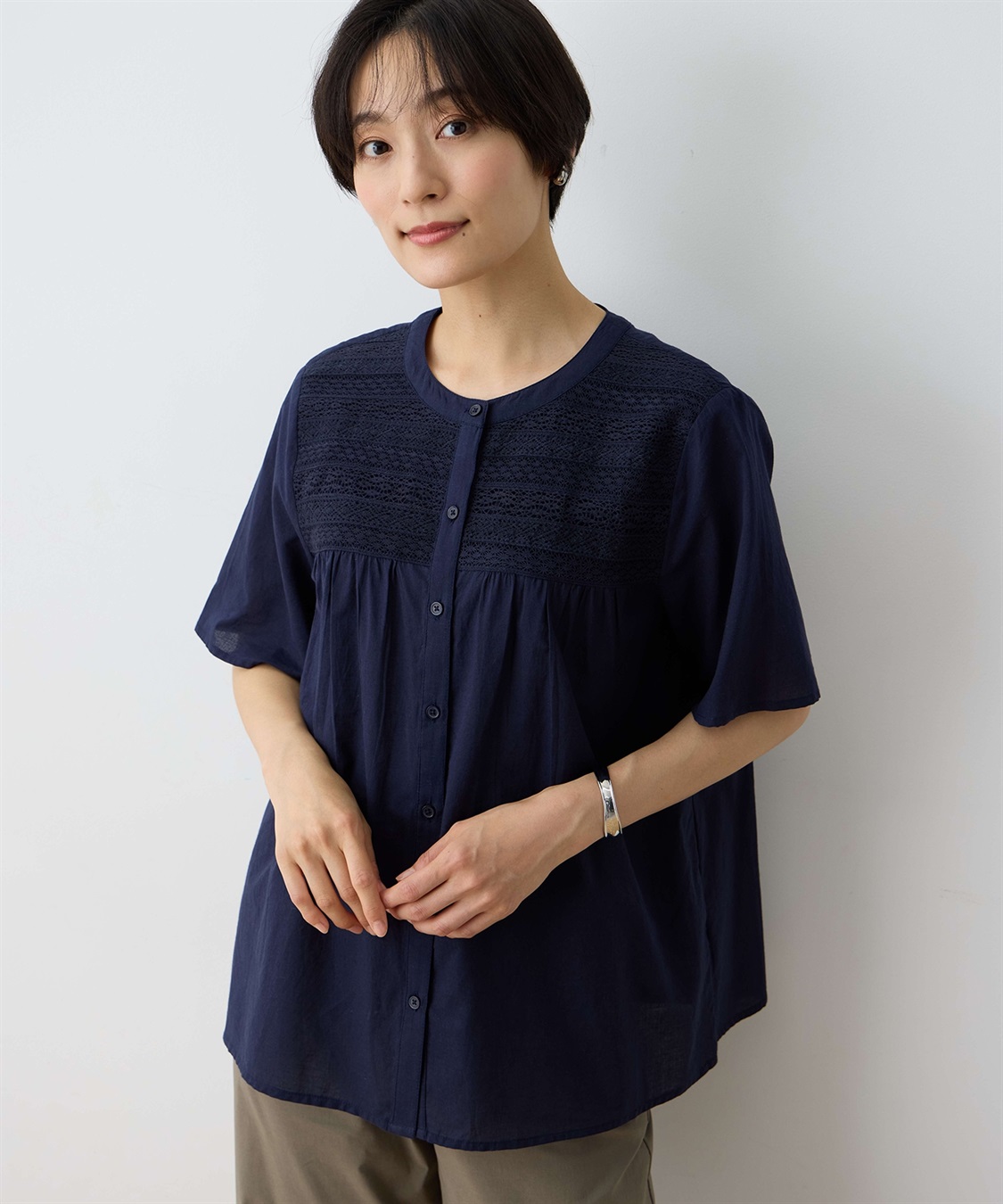 DECOY インド綿レースブラウス_variation_2