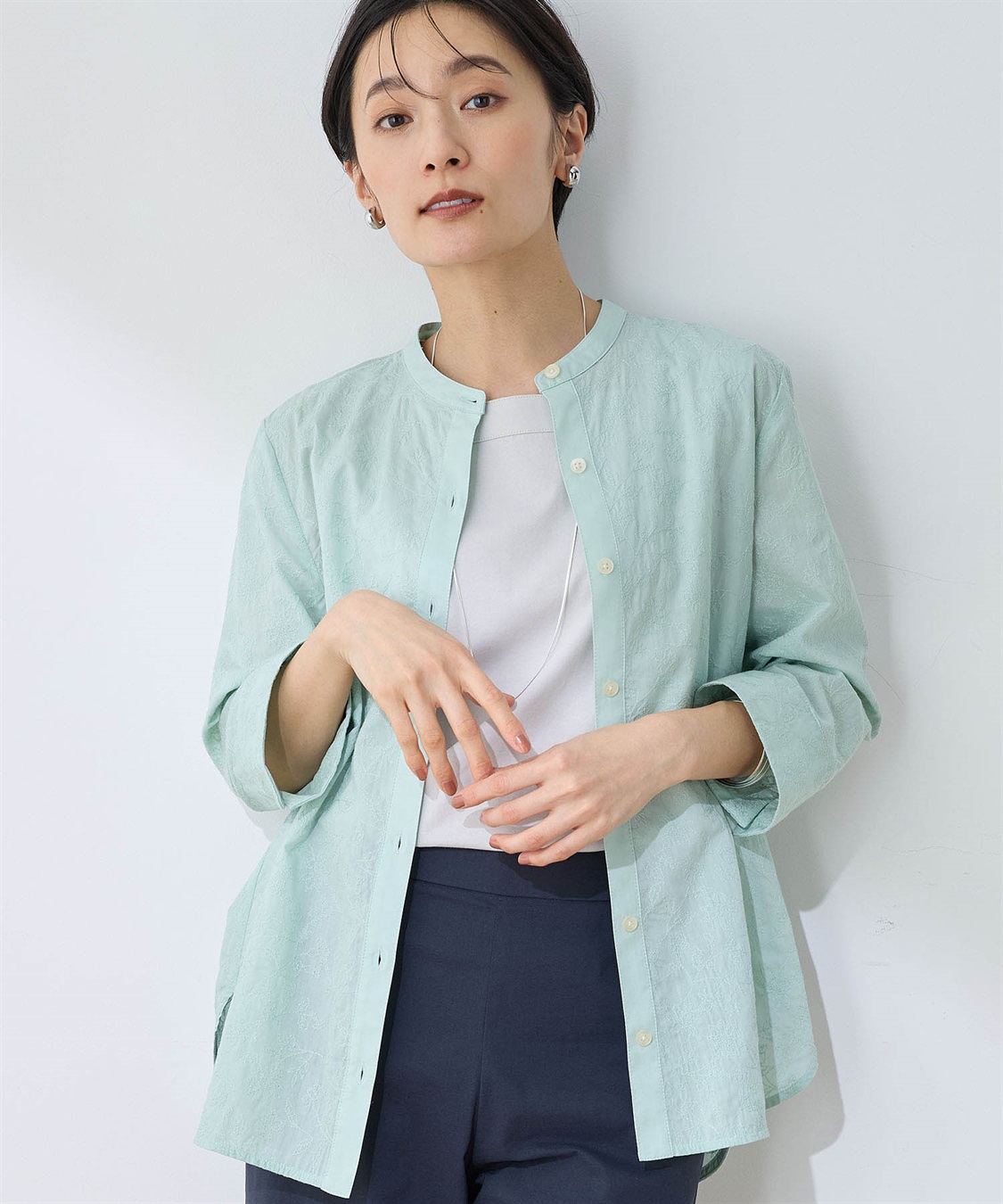 DECOY 刺しゅうブラウス_variation_2