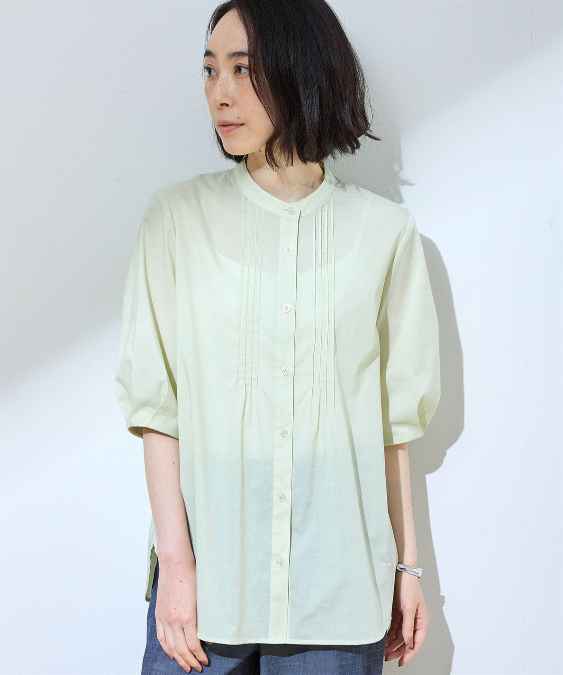 DECOY ピンタックボリュームスリーブブラウス_variation_2