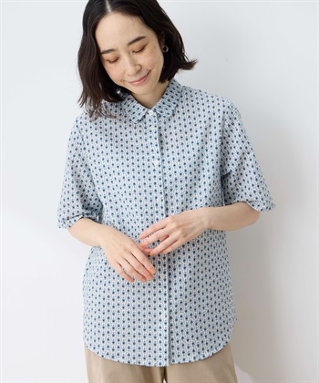 DECOY オーガニックコットンサッカーブラウス_variationthumb_2