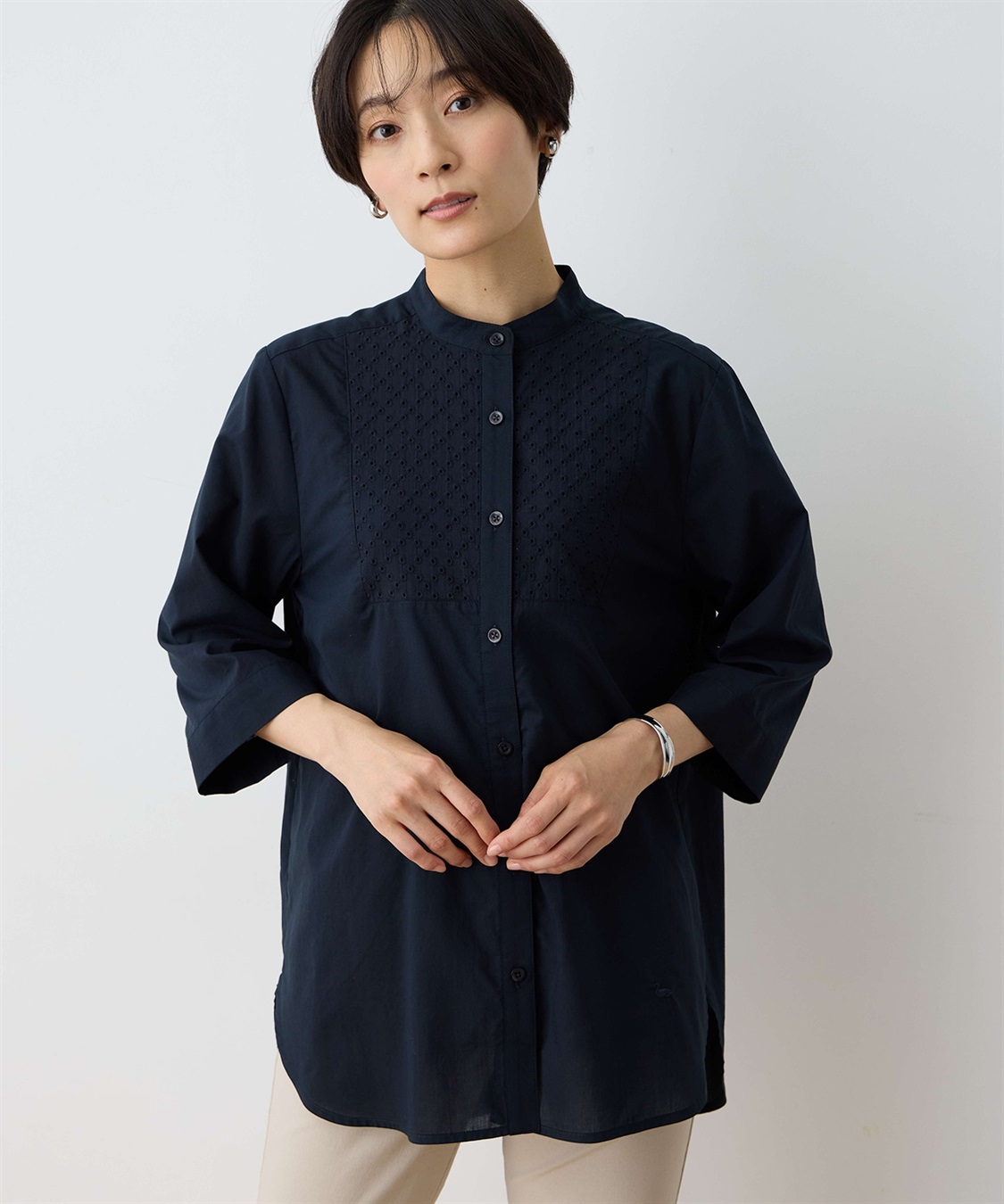 DECOY フロントレースブラウス_variation_3