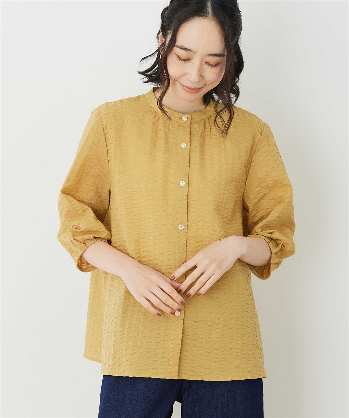 DECOY パフスリーブブラウス_variation_1