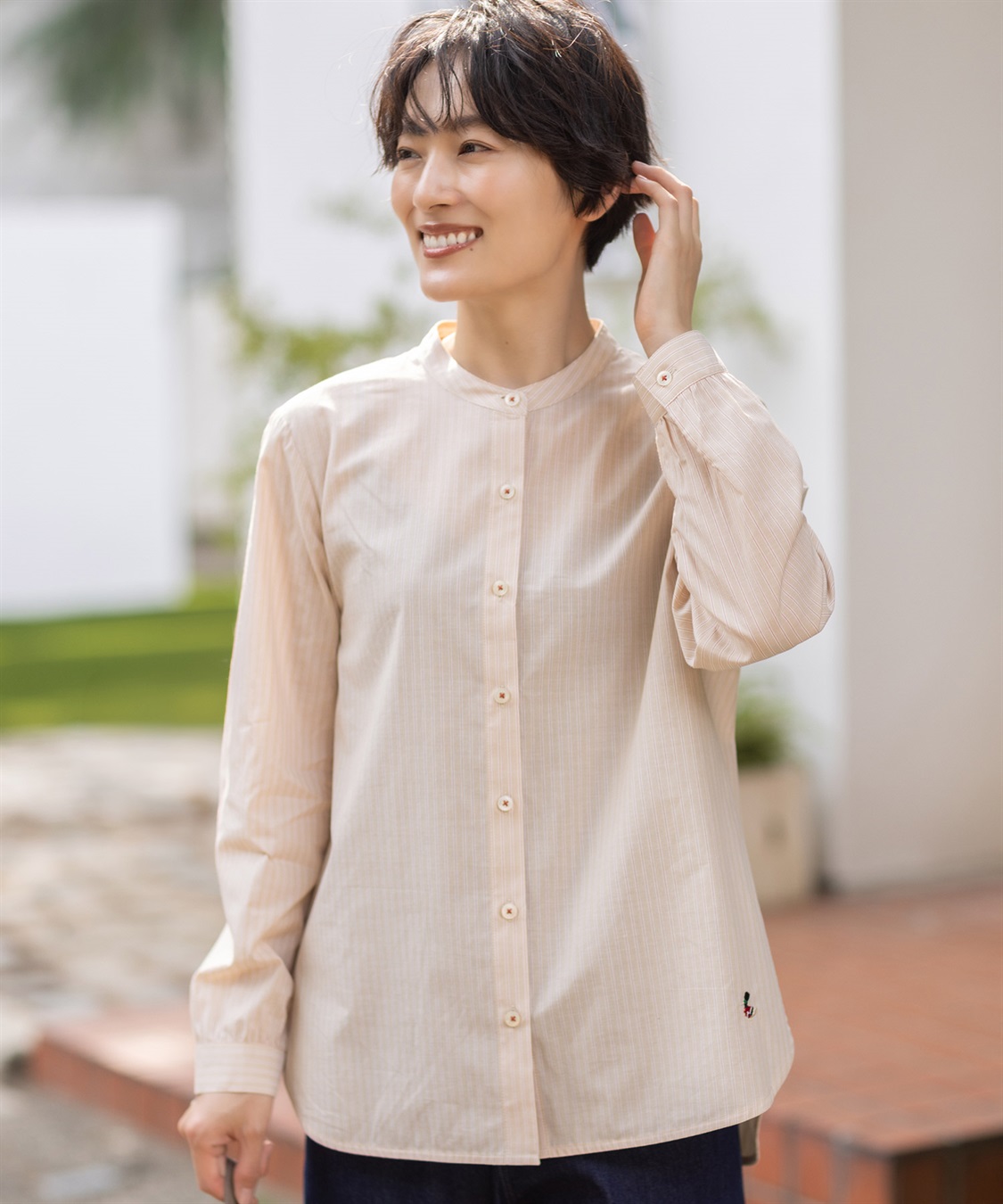 DECOY ストライプシャツ_main