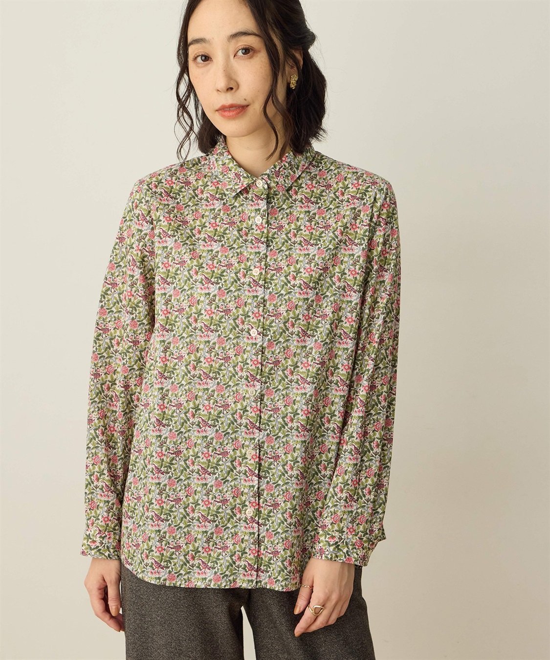 DECOY リバティプリントブラウス_variation_1