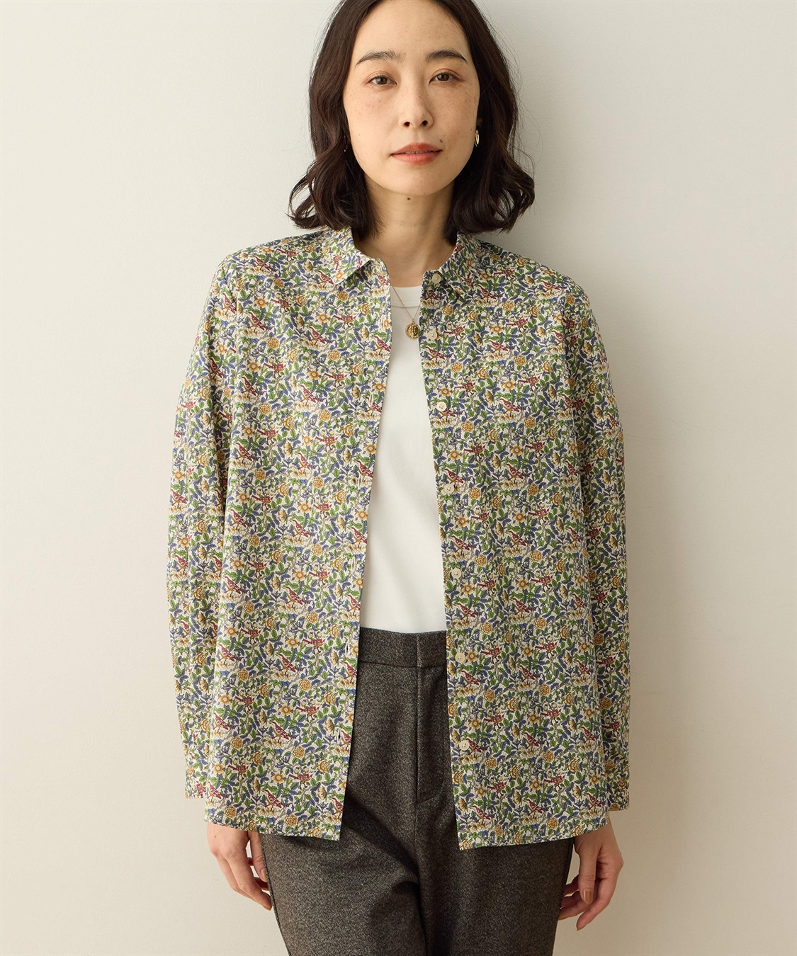 DECOY リバティプリントブラウス_variation_2