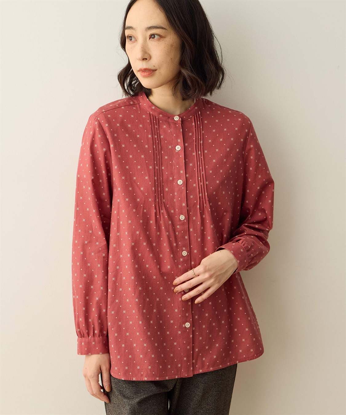 DECOY 起毛プリントシャツ_variation_1