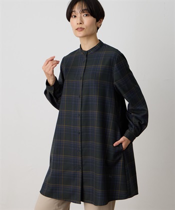 チュニックブラウス(グリーン-9号)