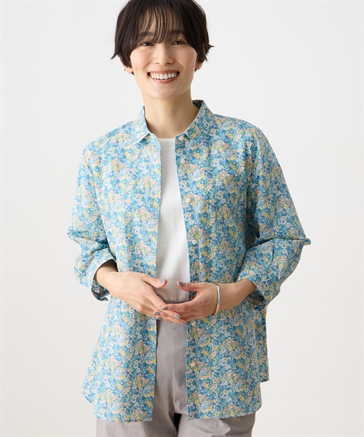 【Liberty】リバティプリントブラウス