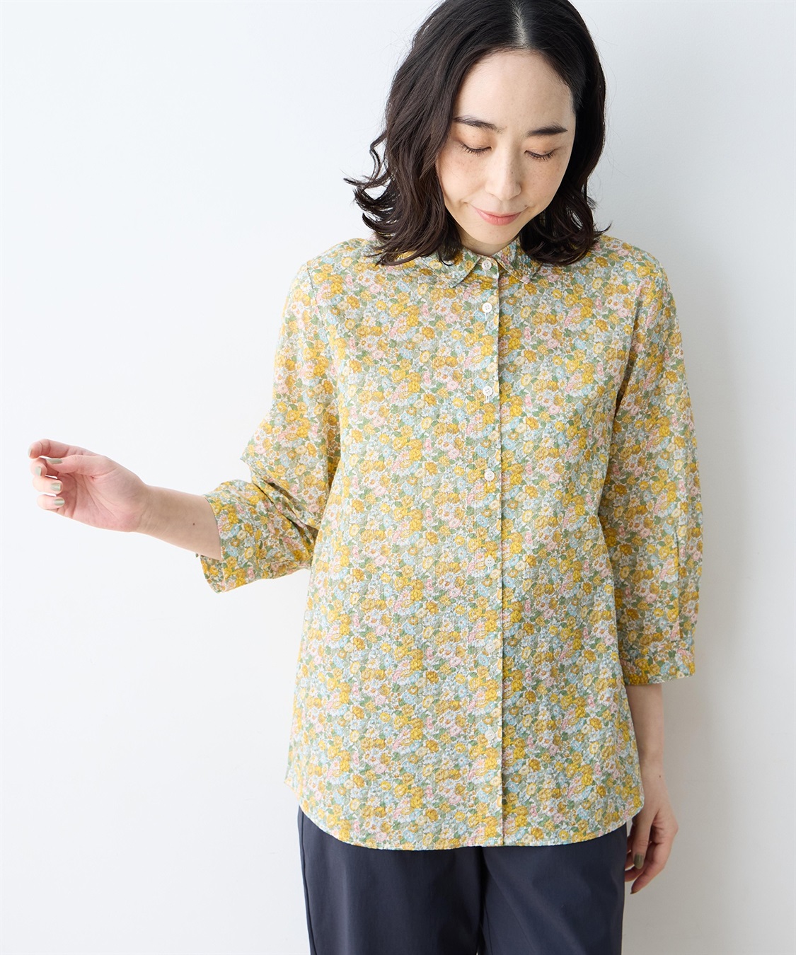 DECOY 【Liberty】リバティプリントブラウス_variation_1