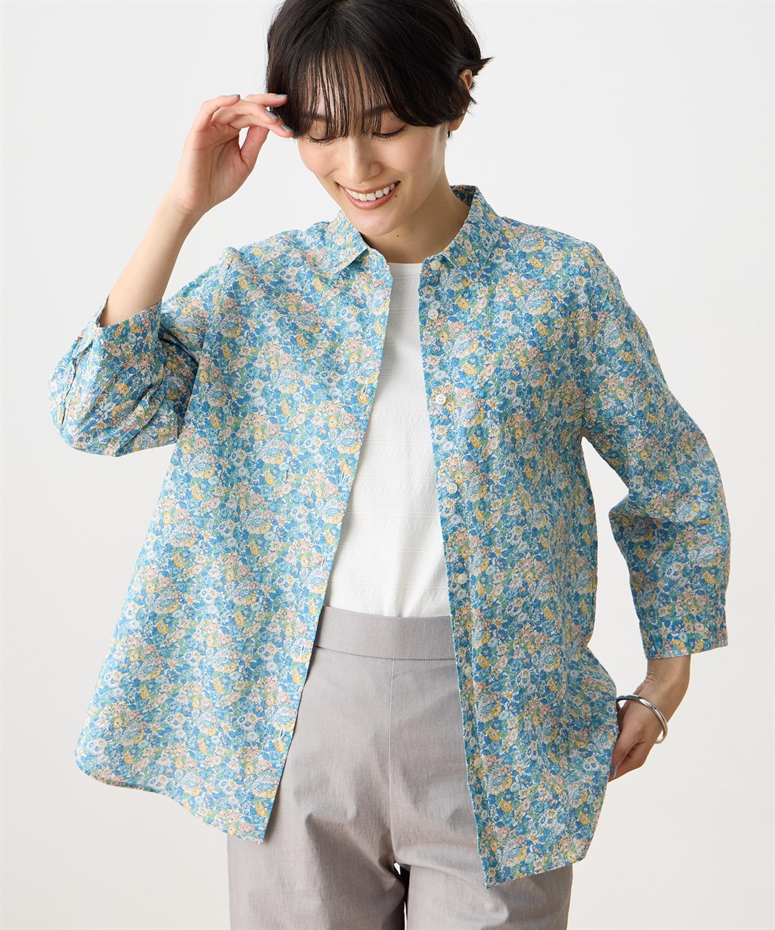 DECOY 【Liberty】リバティプリントブラウス_variation_2