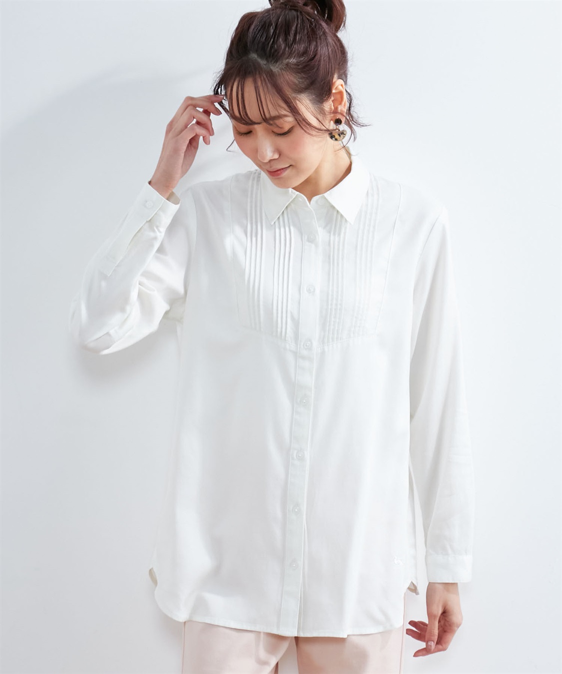 DECOY ピンタックブラウス_variation_1