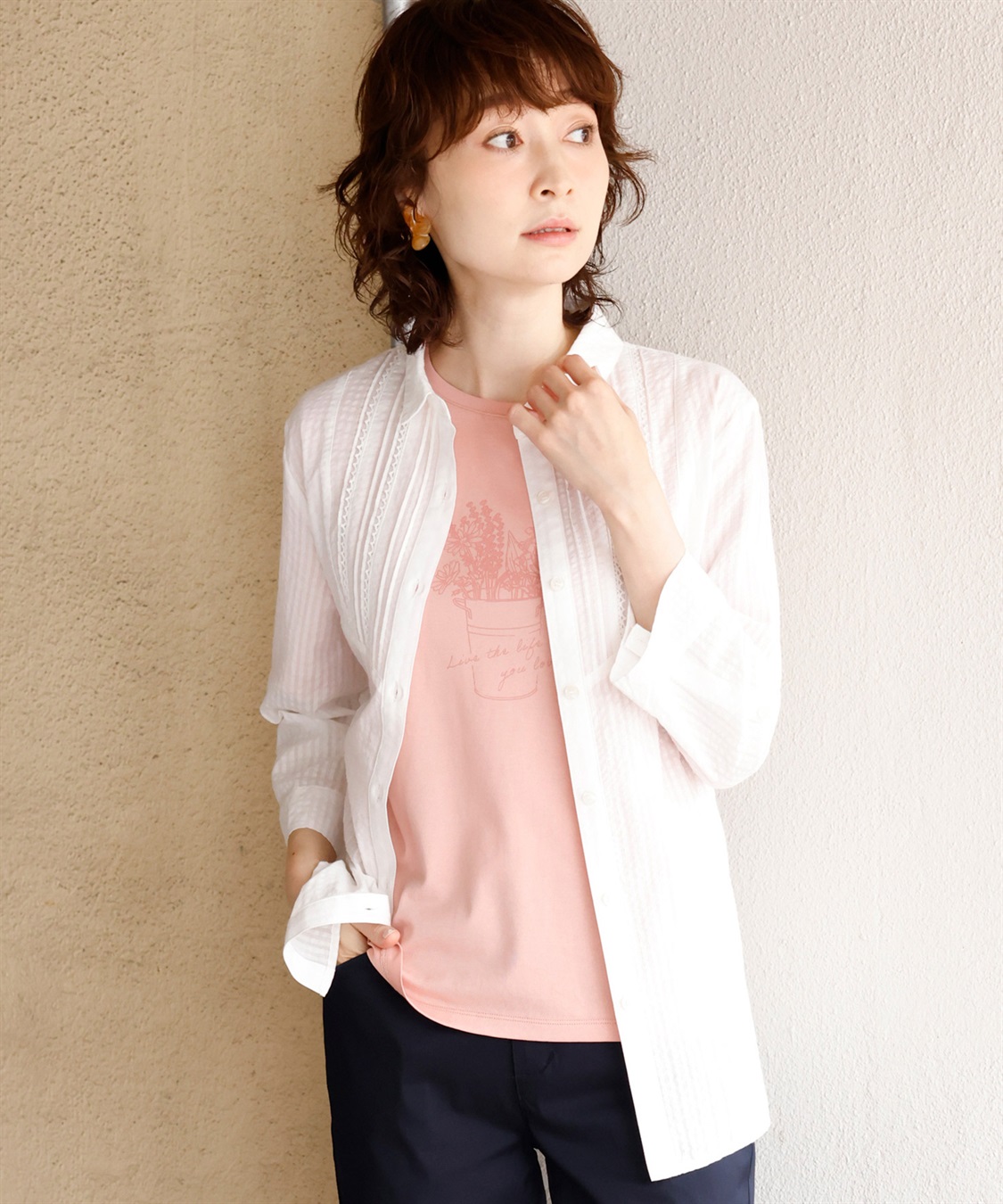 DECOY オーガニックコットンブザムシャツ_main