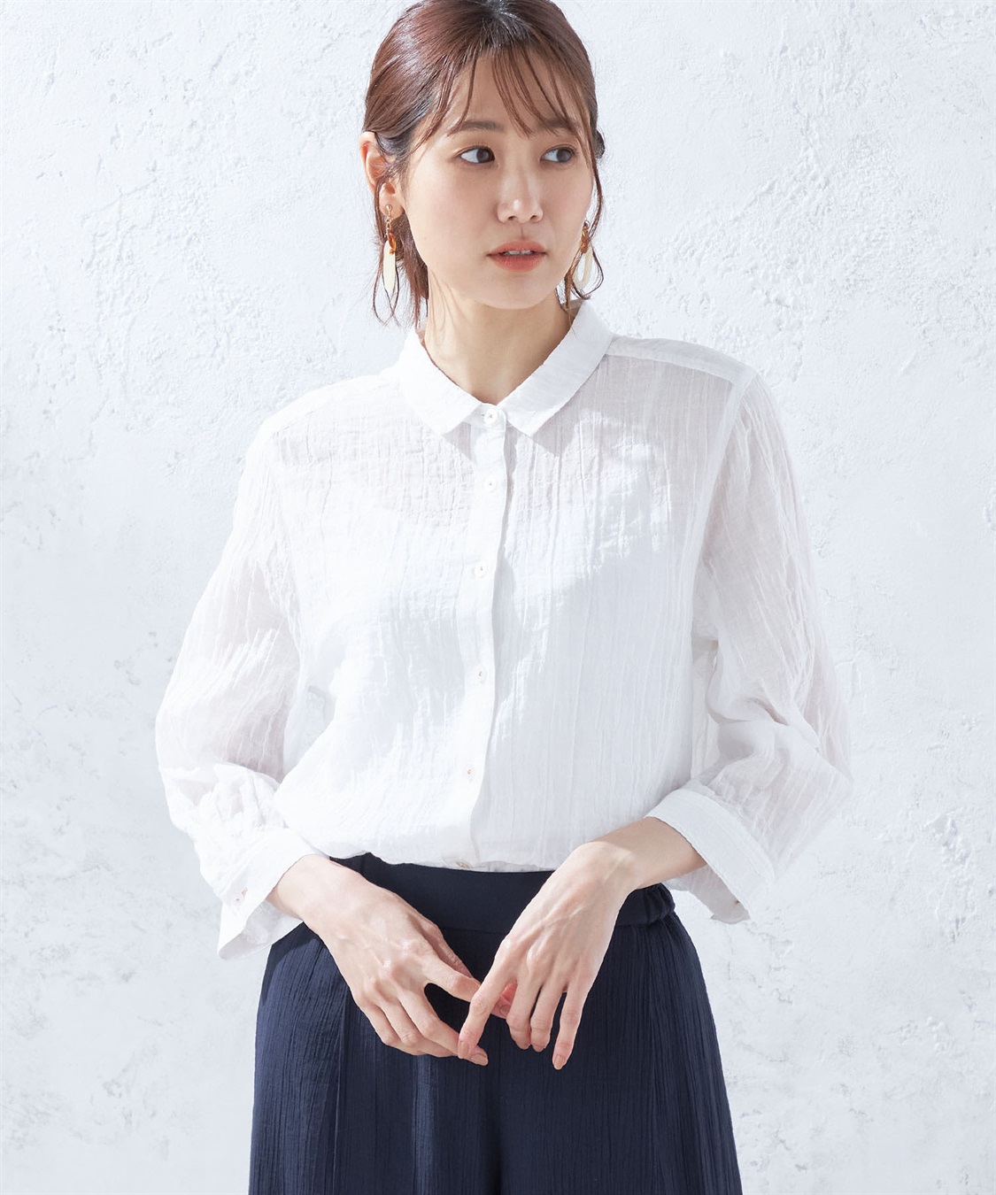 DECOY オーガニックコットンシャンブレーシャツ_variation_1