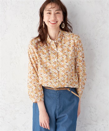 DECOY トレフル花柄プリントブラウス_variationthumb_1